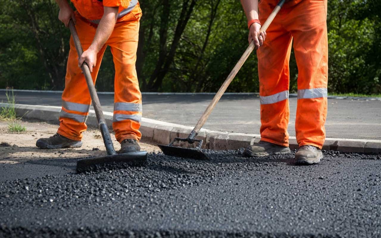 Professional paving